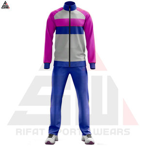 Nouvelle conception 100% survêtement en nylon Logo personnalisé impression par sublimation surdimensionné deux pièces veste et pantalon coupe-vent survêtement - Product Image 5