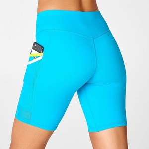 Short d'entraînement de gymnastique pour femmes taille moyenne personnalisé tissu respirant coupe-vent séchage rapide levage des fesses Yoga butin entraînement sportif - Product Image 2