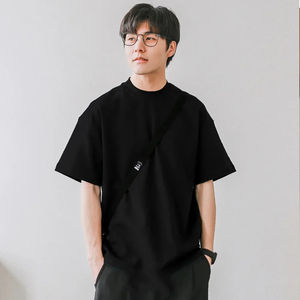 OEM Logo personnalisé mode d'été surdimensionné Hip Hop col O T-shirts à manches courtes pour hommes 100% coton T-shirt pour hommes - Product Image 3