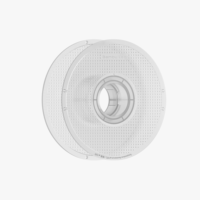 Bobine ABS réutilisable, accessoires d'imprimante 3D pour filament PLA/PETG, blanc ou transparent, résistance à la température 70°C