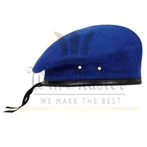 Béret de cérémonie de haute qualité 100% laine béret de cérémonie personnalisé pour hommes - Product Image 1