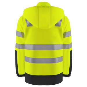 Venta al por mayor de ropa de trabajo de seguridad resistencia al agua traje de trabajadores de la construcción de alta visibilidad de seguridad reflectante chaqueta transpirable - Product Image 3