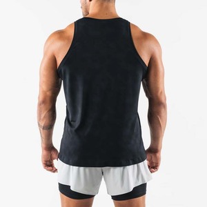 Camisetas sin mangas de entrenamiento de secado rápido para hombre, camisetas sin mangas para culturismo, ropa de hombre de talla grande 100% algodón poliéster - Product Image 2