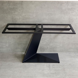 Heavy Duty <b>Cast</b> Iron Dining Table Legs CHBBA005 <b>Powder</b>-Coated Industrial Luxury Design Styles for Kitchen Hotel Park Furniture - Product Image 3