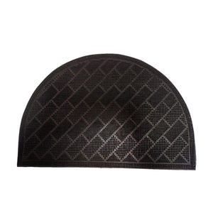 Alfombrillas de puerta lisas con pasador de goma con diseño de huella cómodo lavable de 10mm de espesor - Product Image 3