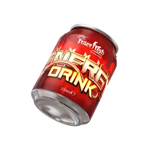 Carbonated Energy Drink 250ml Private Label Fruit Red Flavore NFC Beverage Cheap Price For Wholesale