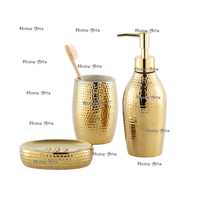 Distributeur de savon liquide martelé en laiton dernière conception ensemble de distributeur de savon liquide pour lavage à la main au prix le plus bas - Product Image 1