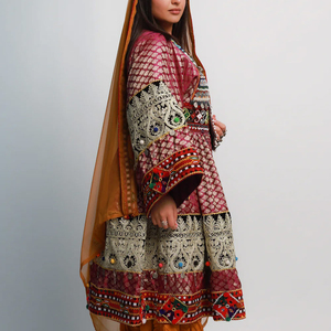 ชุดเดรสสไตล์กูจิแบบอัฟกานิสถาน ลำลอง ทันสมัย คอสูง แขนยาว ปรับขนาดได้ สั่งผลิตขั้นต่ำน้อย เหมาะสำหรับงานปาร์ตี้ - Product Image 6