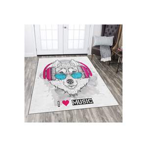 I Love Music Tapis de sol antidérapant imprimé numérique 3D pour chambre d'enfant 487KRL1730 - Product Image 1
