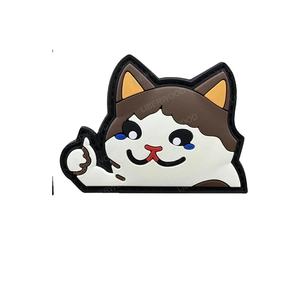 Parche Pegatinas de PVC para Ropa Gancho y Bucle Calaveras Gatos Parches Mochila Insignias - Product Image 4