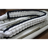 2024 Aiguillettes de patrón de Metal trenzado personalizado de alta calidad oro plata textiles para el hogar prendas ceremoniales cordones de hombro recubiertos