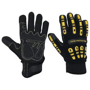 Gants de travail en cuir haute qualité anti-choc, résistants à l'huile et au gaz, protection TPR, pour mécaniciens, avec logo personnalisé - Product Image 5