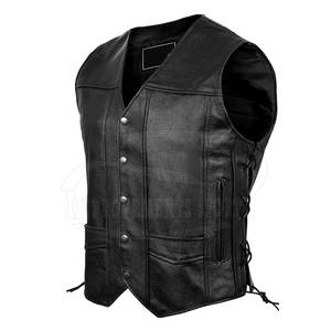 Material duradero, recién llegado, Chaleco de cuero para hombre, cómodo Chaleco de cuero para hombre - Product Image 1