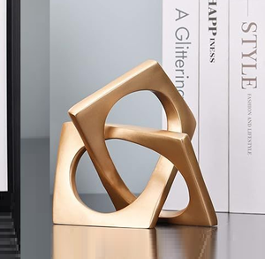 Sustainable Handmade Modern Metal Art Slinky Shape Tabletop Decoration Indoor Interior Decorative <b>Wedding</b> Table - Product Image 5