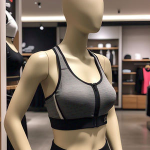 Soutien-gorge zippé de Yoga de Compression pour femmes Soutien-gorge de fitness de haute qualité pour dames - Product Image 5