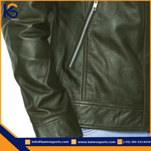 Hot Sale Fashion <b>Men</b> Genuine <b>Leather</b> <b>Jacket</b> Zippers Design Fashion <b>Jacket</b> for <b>Men</b> & Adults - Product Image 6
