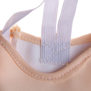 Chaussures de gymnastique rythmique mi-longues beiges avec semelle en peau de cochon Danse enfant et adulte Danse Roupa Ginastica pour filles - Product Image 3