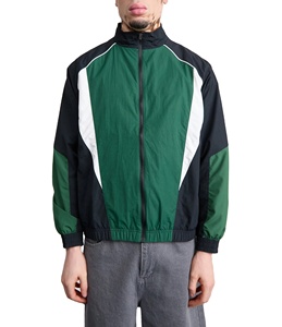 Anorak vintage en nylon rétro personnalisé en gros Veste coupe-vent à capuche pour hommes - Product Image 1