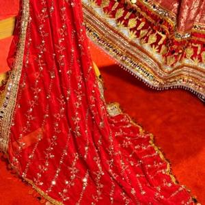 Robe de mariée traditionnelle pashtun vintage bohème florale longue à manches longues faite à la main, ethnique et culturelle, avec gilet - Product Image 3