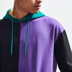 Sweats à capuche haute performance pour hommes avec manches longues multicolores coupe régulière taille personnalisée sérigraphie logo-col à capuche à la mode - Product Image 6