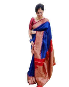 NUEVO DISEÑADOR PURE Y JACQUARD SAREE PARA MUJER Y MUJER WAER - Product Image 1
