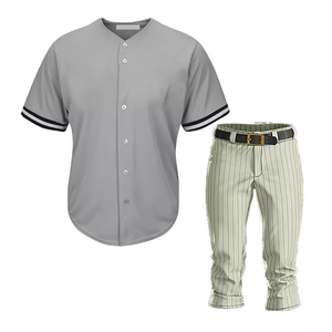 Conjuntos de Uniformes de Béisbol Transpirables Más Vendidos en 2025 - Ropa de Equipo Personalizable para Unisex de Secado Rápido con Colores y Logotipos Personalizados - Product Image 4