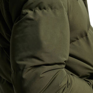 <b>Men's</b> Custom Logo Puffer <b>Jacket</b> Wholesale Winter Casual Adjustable Hood Long Shiny <b>Light</b> Fabric Puffer <b>Jacket</b> For <b>Man</b> - Product Image 2