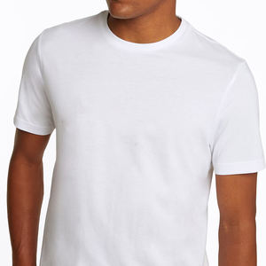 Camiseta de punto de algodón 100% de calidad superior para hombre, superventas, Color sólido, transpirable, bajo MOQ, estilo informal, venta - Product Image 4
