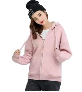 Sudaderas de cuello redondo liso de algodón bordado personalizado para mujer, sudaderas con capucha de rizo francés pesado, ropa deportiva, fábrica de Fitness al por mayor - Product Image 2