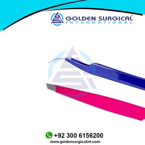 Stainless Steel <b>Tweezers</b> Set Professional Curved <b>Tweezer</b> <b>for</b> Eyebrows & Pointed Tip <b>Tweezer</b>, Best Facial Hair Splinter <b>Blackhead</b> - Product Image 3
