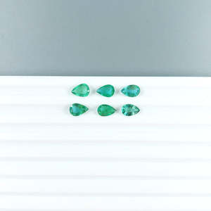 Émeraudes Naturelles Zambiennes Calibrées Poire 6x9mm Haute Qualité Pierres Précieuses Libres Certifiées GIA IGI Vertes Coussin Ovale Marquise Facettées - Product Image 3