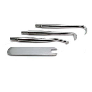 Alicates de Alta Calidad para Remover Coronas Dentales de Acero Inoxidable, con Punta de Goma, Reutilizables, Certificación CE, MOL - Product Image 3