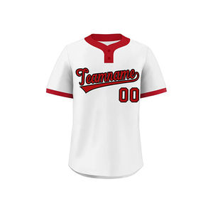 T-shirt de baseball confortable pour hommes vente en gros vêtements de sport respirants avec impression par sublimation personnalisée - Product Image 3