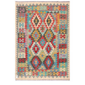 Maimana Afghanistan Kilim <b>Rug</b> 182 X129 cm Traditional Handwoven <b>Area</b> <b>Rugs</b> <b>Set</b> - Product Image 1