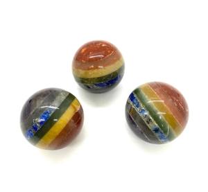 Meilleur Fournisseur Sept Chakra Sphère Énergie de Guérison Pierre de Puissance Fait à la Main 7 Chakra Boule Métaphysique Spirituelle Bien-être Cadeau - Product Image 4
