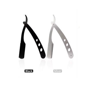 Maquinillas de afeitar clásicas de acero para el cabello, herramientas de adelgazamiento para salón de barberos, cuchillas de afeitar - Product Image 6
