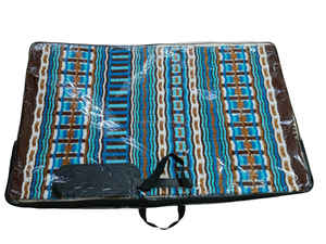 Couverture de selle western équestre en gros de qualité supérieure en cuir d'usure haute densité tissé serré personnalisé OEM/ODM - Product Image 6