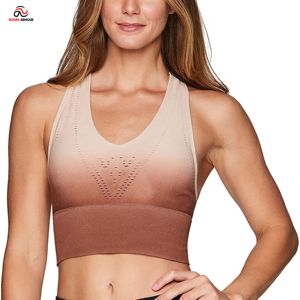 Haut Impact Fitness Logo personnalisé femmes Yoga soutien-gorge haut vêtements actifs marque privée sport soutien-gorge Gym Yoga soutiens-gorge - Product Image 1