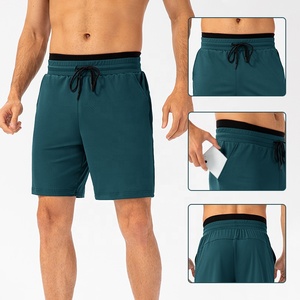 Short de sport élastique à quatre côtés pour hommes Short de sport à double couche Taille à séchage rapide Short décontracté de fitness Short coupe ample Expédition DDP - Product Image 2