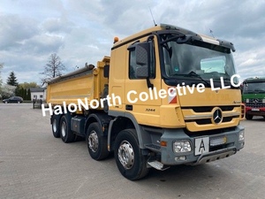Camión Volquete Pesado Usado Mercedes Actros 3244 MP3 Euro 4 Diésel 8x4 con Volante a la Izquierda para Transporte Minero, Año 2014 - Product Image 2