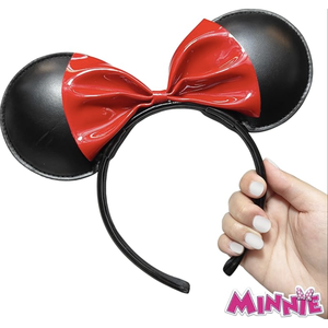 ที่คาดผมหนังวีแกนลายมิกกี้มินนี่เมาส์แบบกำหนดเองได้ OEM/ODM ราคาโรงงานโดยตรง - Product Image 3