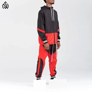 Men Clothing Custom 100%Polyester Zip up Jackets <b>Track</b> <b>Pants</b> Streetwear <b>Vintage</b> Sweat Suits Windbreaker Tracksuit - Product Image 3