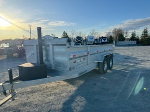 Tractor agrícola Remolque basculante hidráulico Remolque basculante de granja Remolques basculantes de tractor - Product Image 2