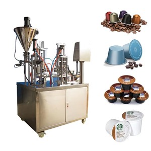 Máquina de llenado de cápsulas de café Nespresso con dosificador de tornillo sin fin y bomba de líquido: solución personalizada de llenado y sellado - Product Image 1
