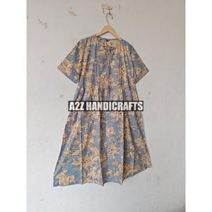 ชุดเดรสผ้าฝ้ายพิมพ์ลายดอกไม้วินเทจชุดแม็กซี่เดรสใส่เดินชายหาดแนวโบฮีเมียนทำด้วยมือดีไซน์ใหม่ - Product Image 4