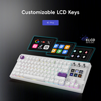 MiraBox K1Pro Gasket Mechanical Keyboard with LCD Display Keys and Premium PBT Keycaps