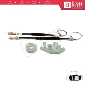ชุดซ่อมมอเตอร์กระจกหน้าต่างด้านหลังขวา รุ่น BWR5435 สำหรับรถยนต์ 406 8B 8E/F ปี 1995-2004 แบบ 4/5 ประตู รหัส 0130821924 - Product Image 4