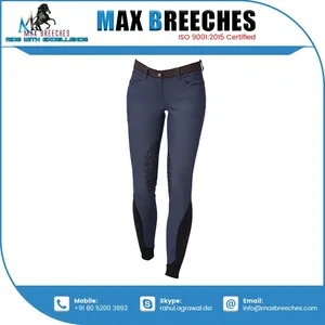 Culotte d'équitation de qualité supérieure Patch de genou en silicone confortable Protection professionnelle Logo de couleur personnalisé OEM/personnalisé - Product Image 6