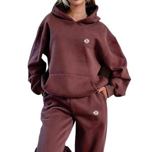 Wholesale Custom Oversized Women's <b>Hoodies</b> Cotton <b>Fleece</b> <b>Hoodies</b> & Sweatshirt Casual Streetwear Print Logo OEM Private Label USA - Product Image 1