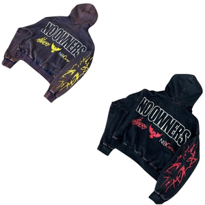 Sudaderas con capucha informales sólidas totalmente personalizadas de alta calidad con tela de lana transpirable de secado rápido para invierno - Product Image 6
